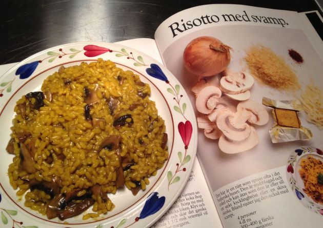 risotto med svamp